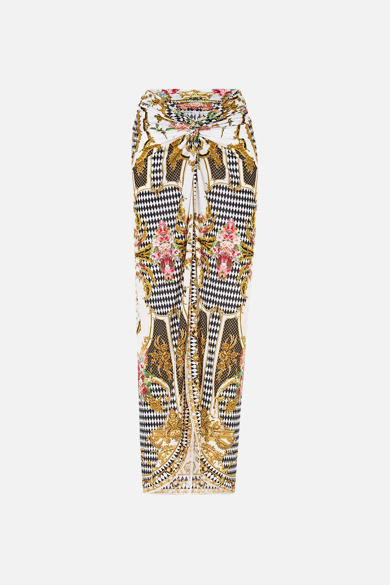 TWIST FRONT LONG SARONG - 1