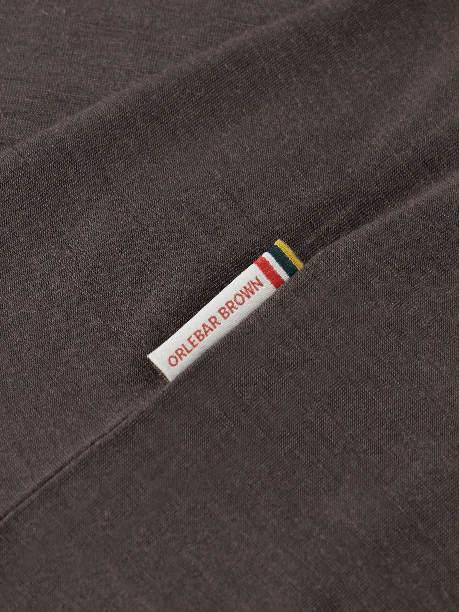 OB-T Slim-Fit Merino Wool-Jersey T-Shirt Brown - 5