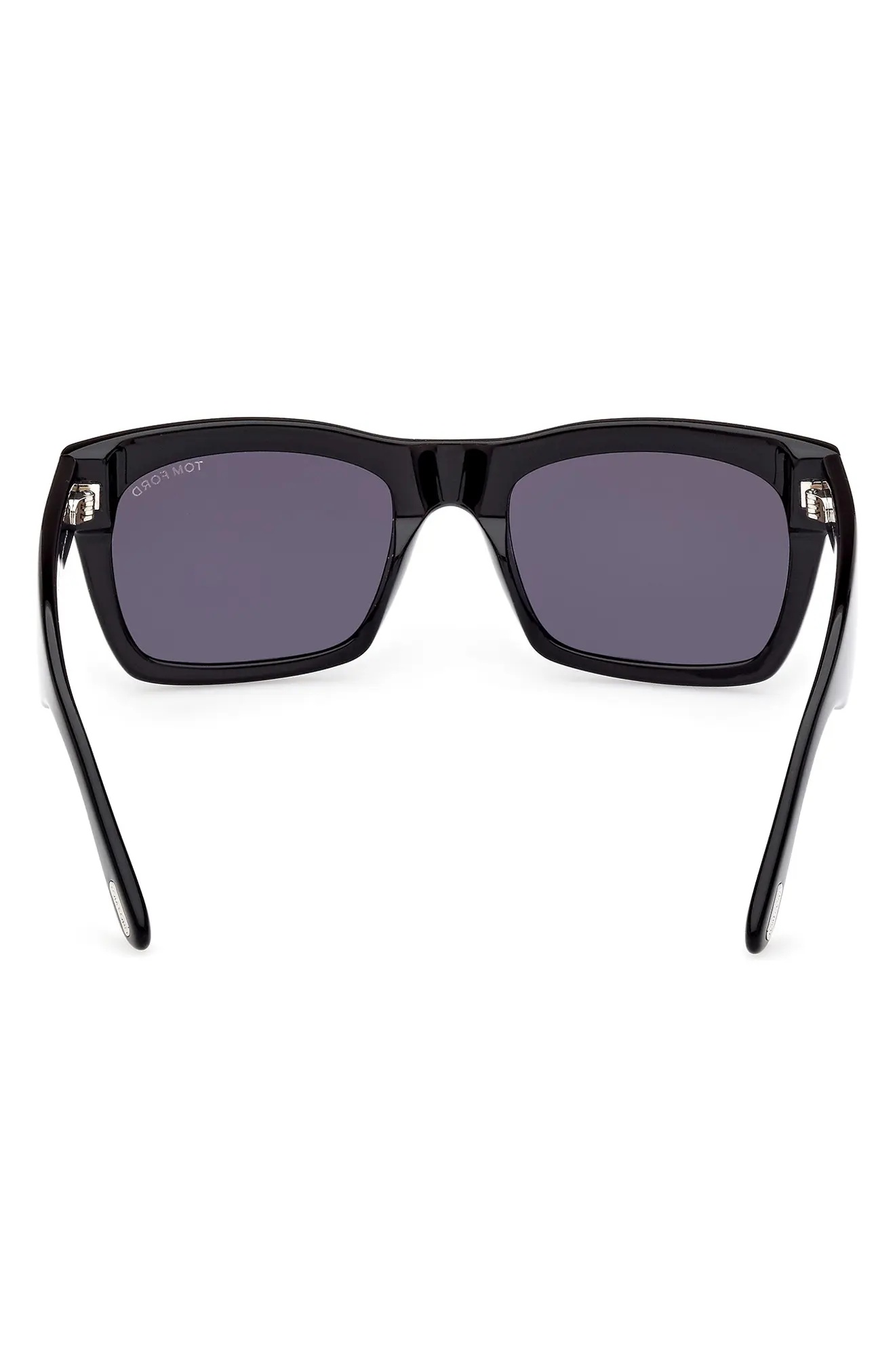 Nico 56mm Square Sunglasses in Shiny Black /Smoke - 7