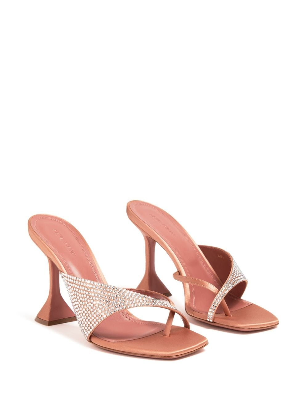 Shiona 95mm crystal embellished mules - 2