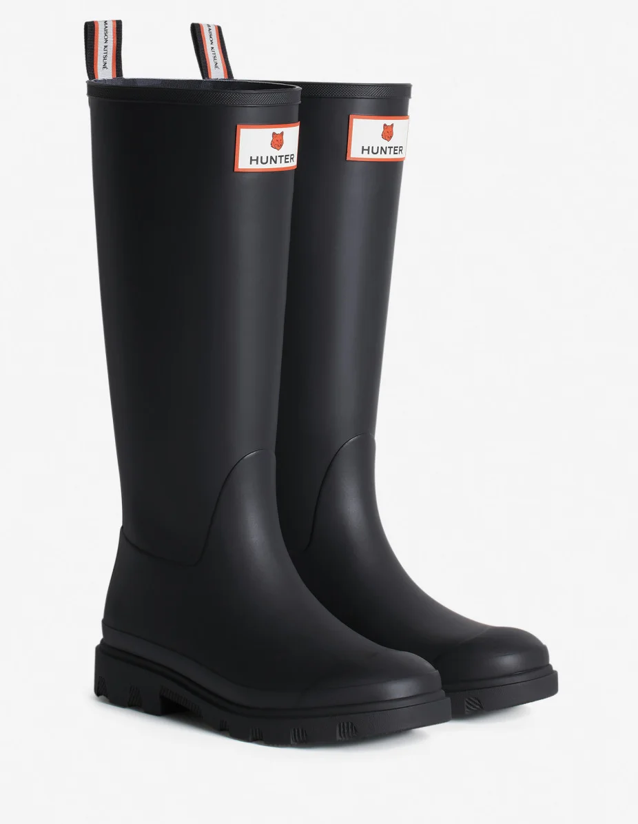 MAISON KITSUNE x HUNTER UNISEX DOWNPOUR TALL BOOTS - 1