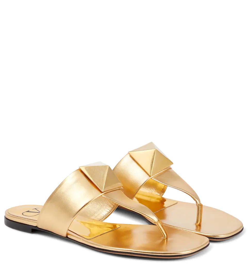 One Stud leather thong sandals - 1