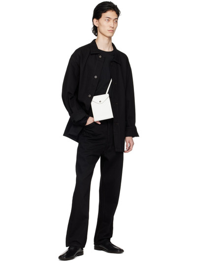 Lemaire Black Relaxed Long Sleeve T-Shirt outlook