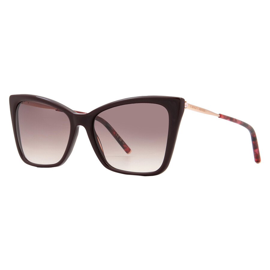 Carolina Herrera Brown Shaded Cat Eye Ladies Sunglasses HER 0180/S 06K3/HA 57 - 2
