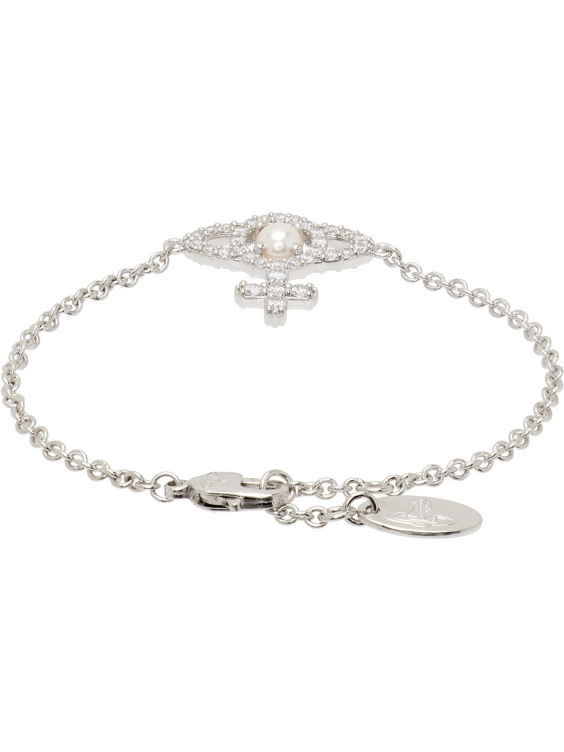 Vivienne Westwood Olympia Pearl Chain Bracelet outlook