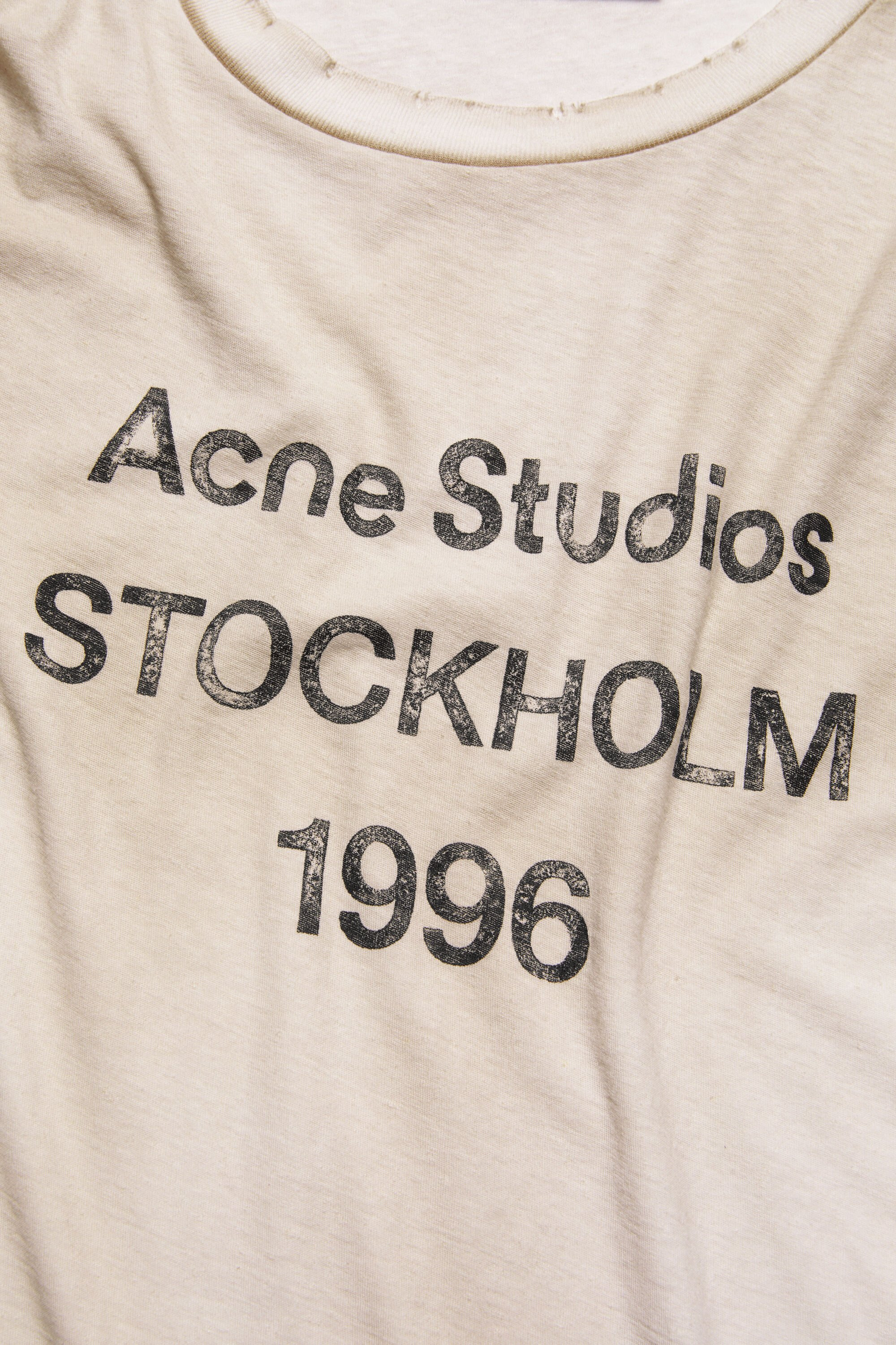 Logo t-shirt - Relaxed fit - Dusty white - 5