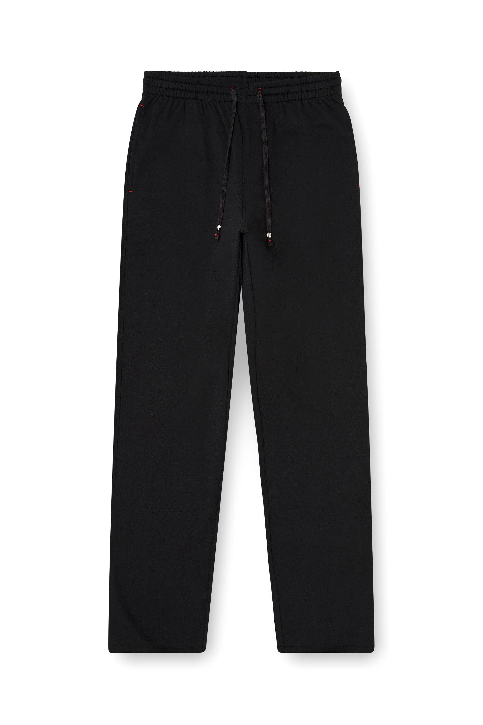 PEACHED SWEATPANTS WITH RAW HEMS - 1