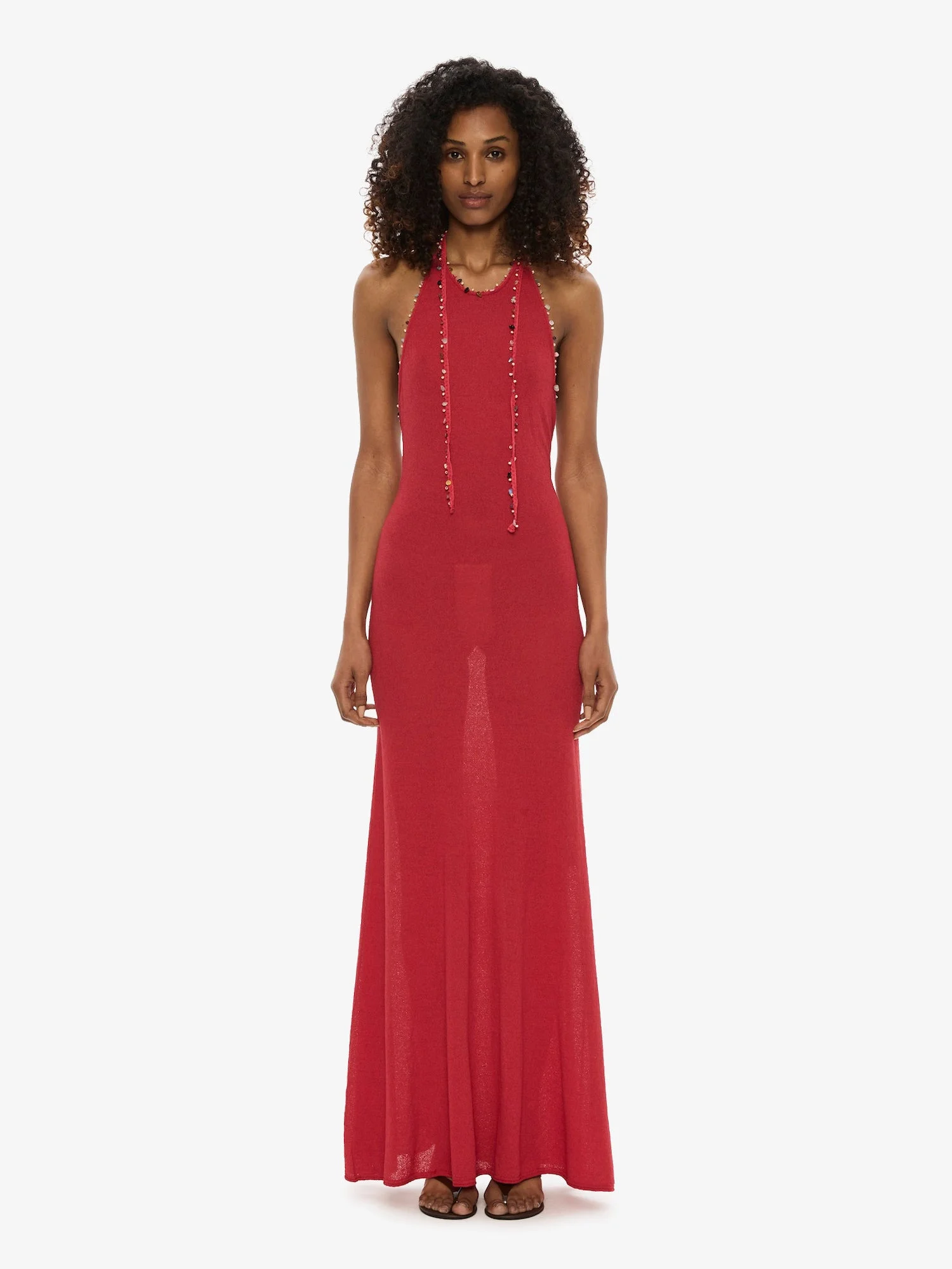 Beach Quartz Halter Dress - 1