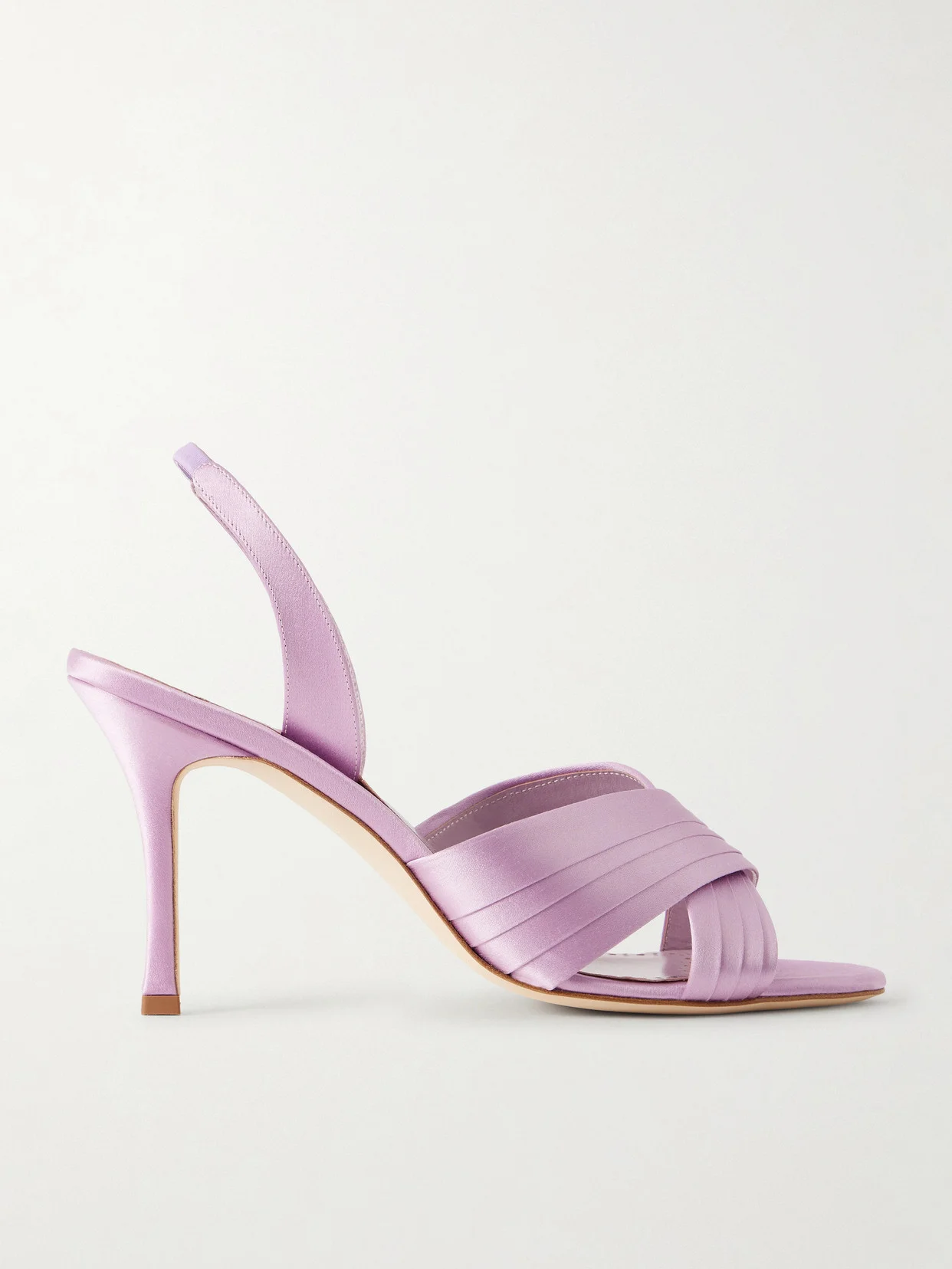 Viera 90 Satin Slingback Sandals - 1