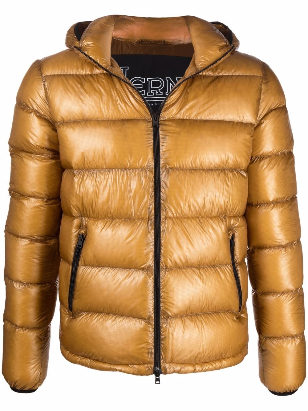 down-filled padded jacket - 1