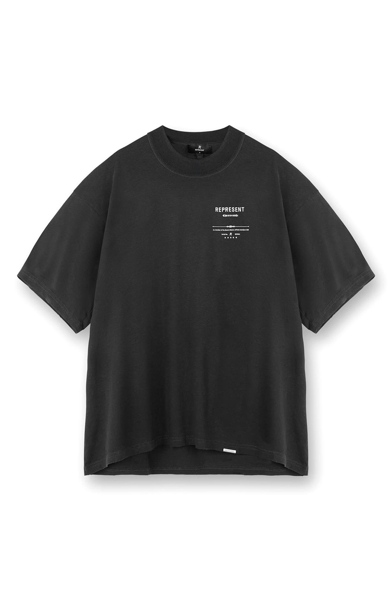 Represent Revere Manor Graphic T-Shirt in Stained Black at Nordstrom - 5