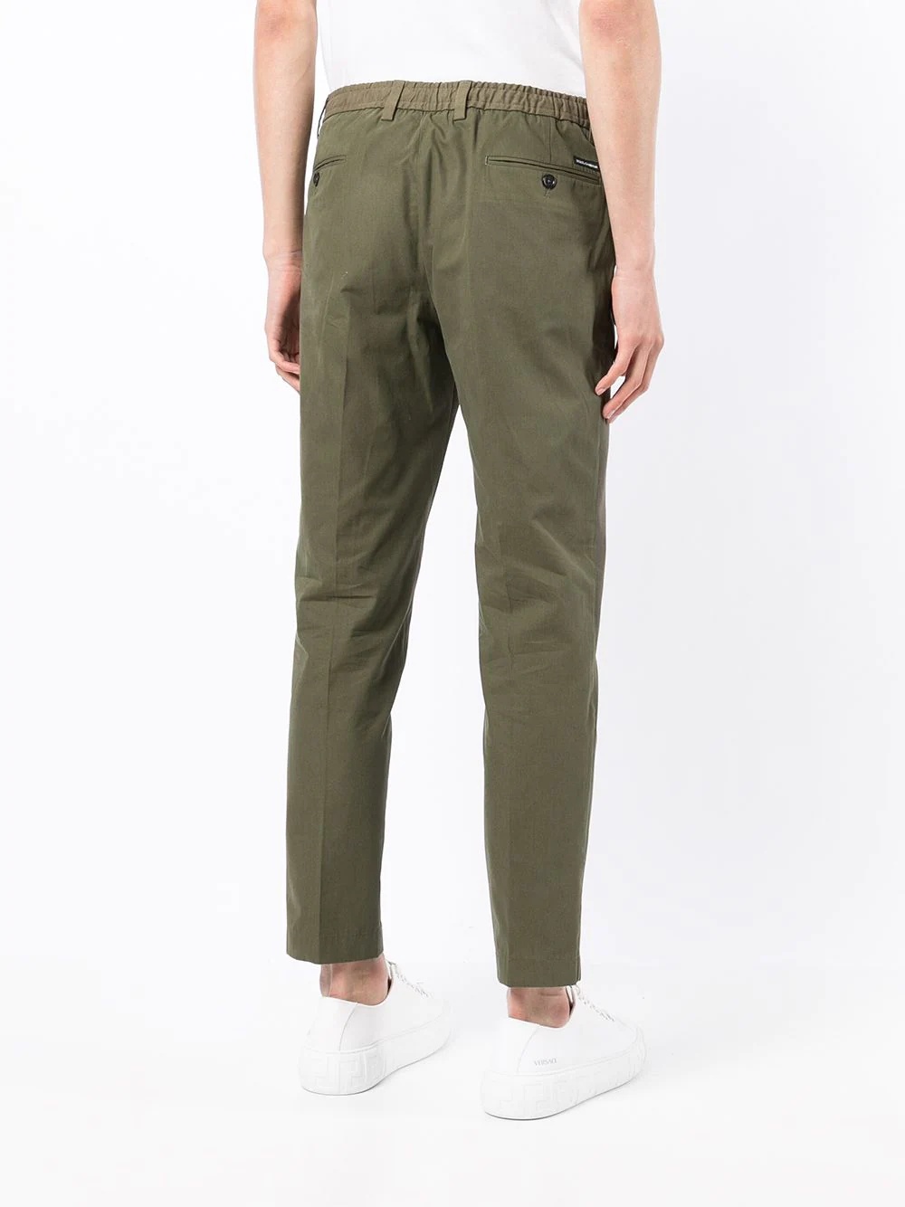 cropped cotton trousers - 4