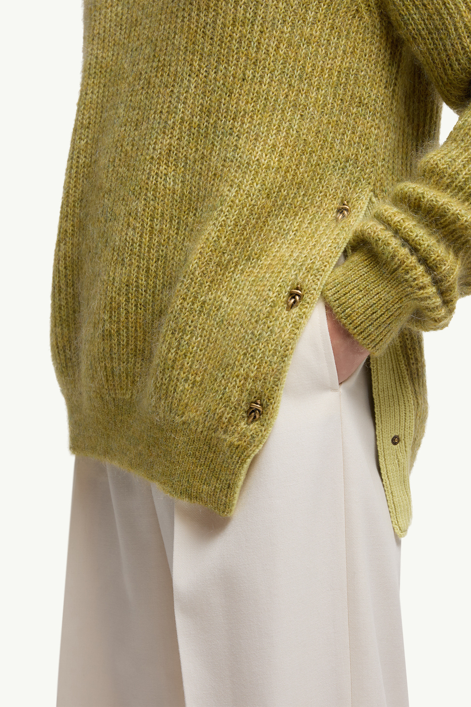 Mohair & Wool Blend Sweater - 6