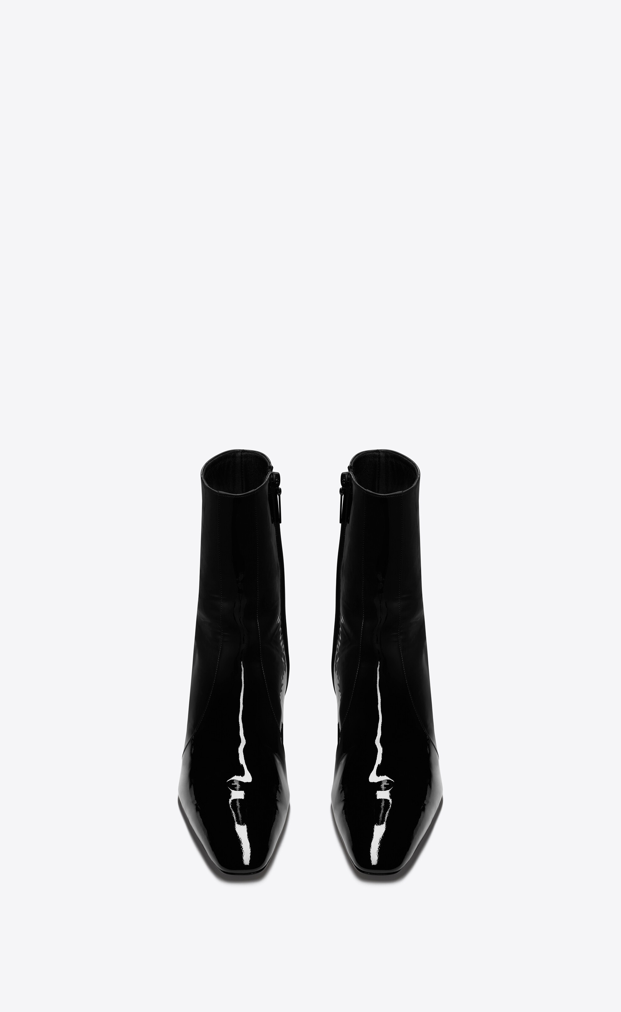 xiv zipped boots in patent leather - 2