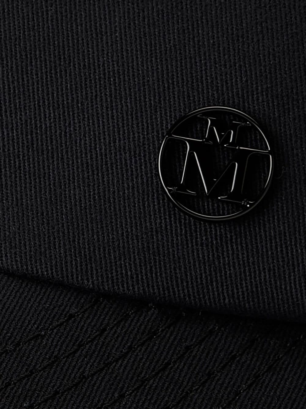 cotton logo-plaque cap - 2