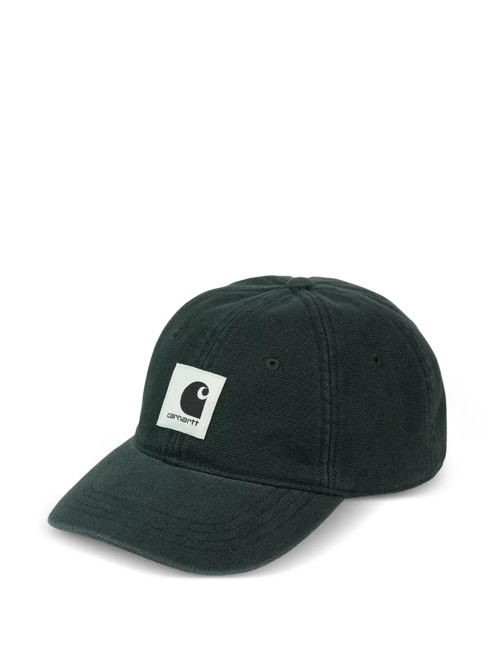 logo-patch canvas cap - 1