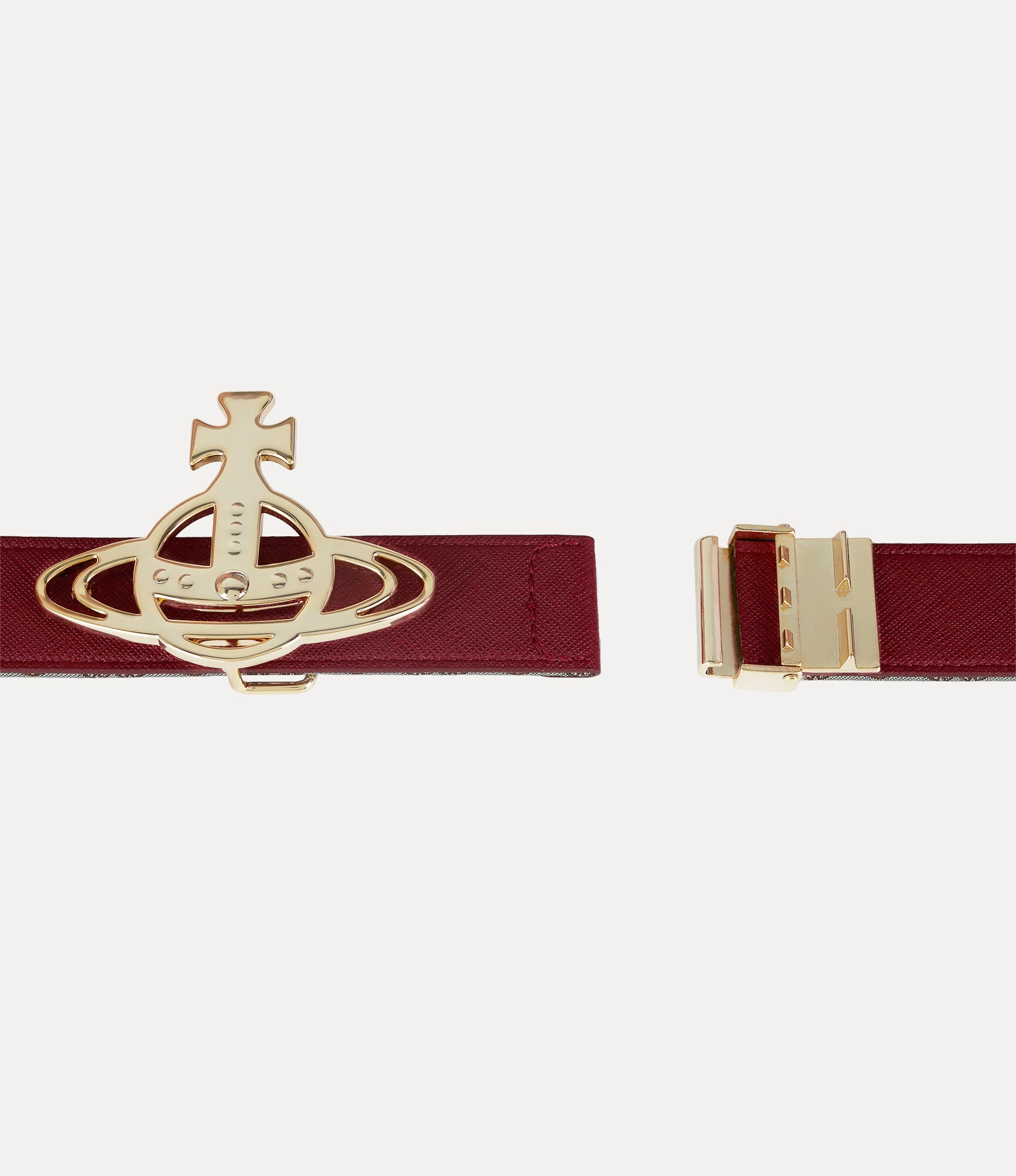 LIGHT GOLD LINE ORB REVERSIBLE BELT - 4
