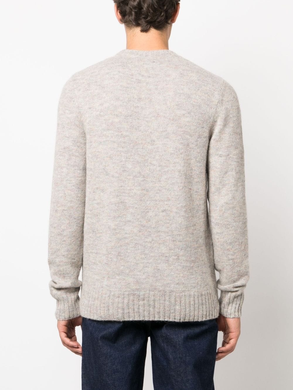 crew-neck wool-blend jumper - 4