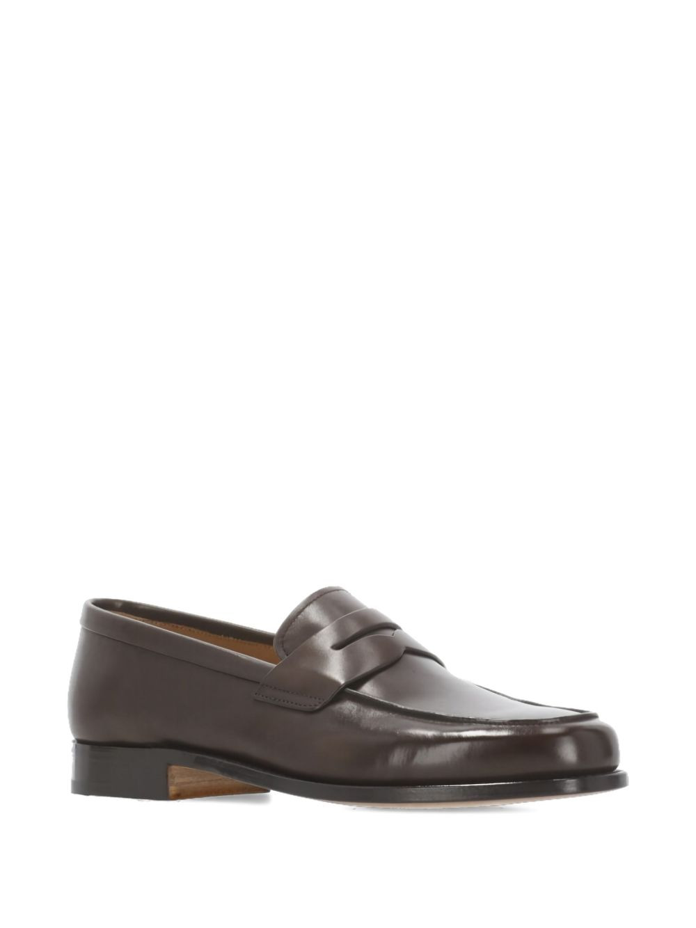 leather penny loafers - 2