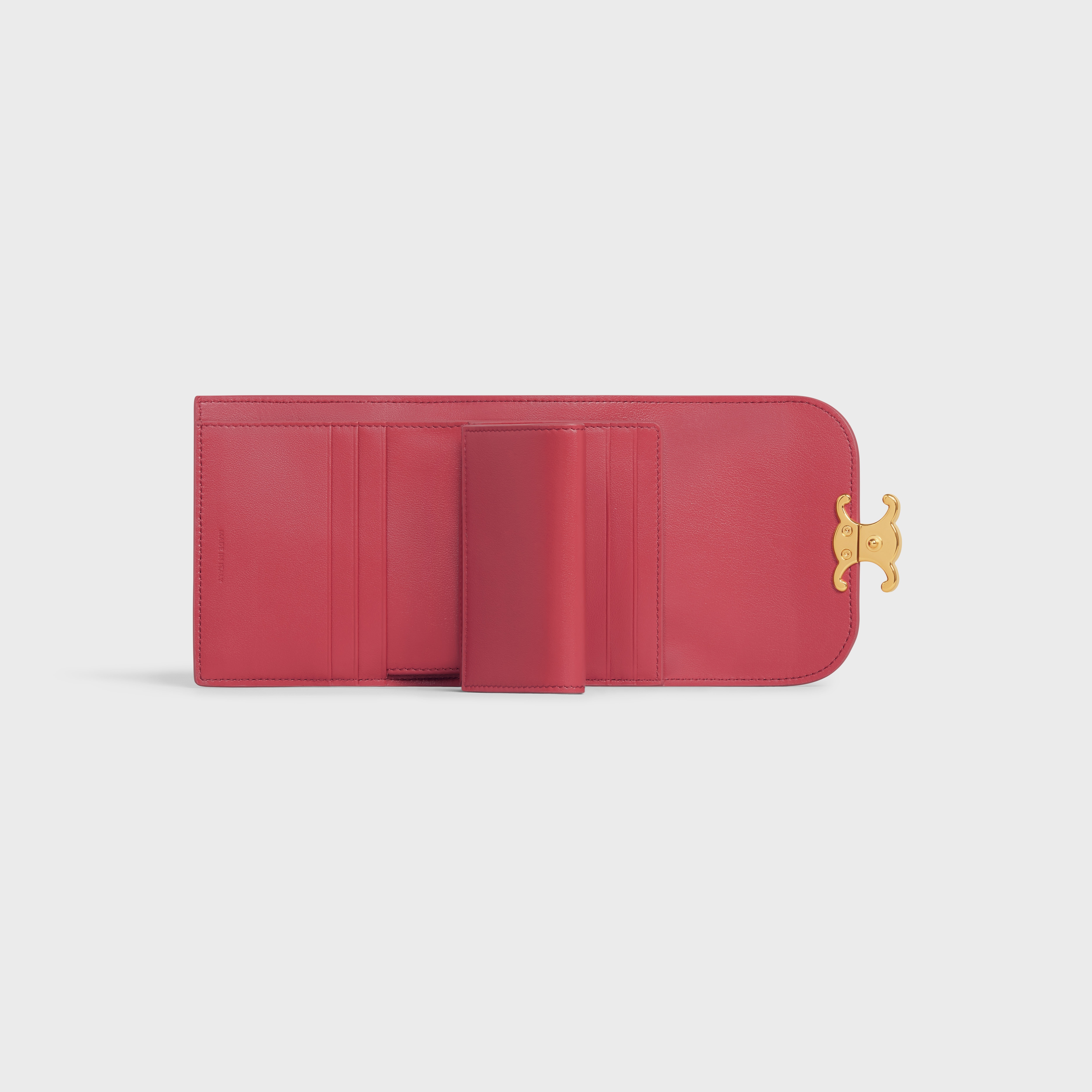 Small Wallet TRIOMPHE in Shiny calfskin - 4