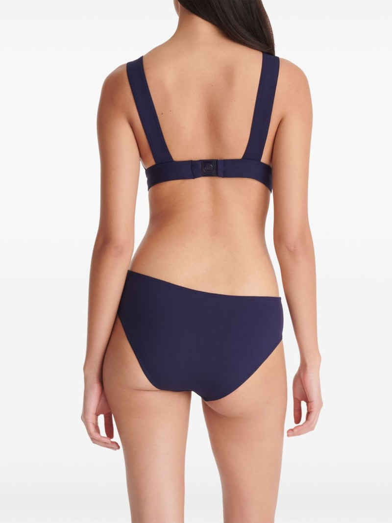 Chrome triangle-cup bikini top 5