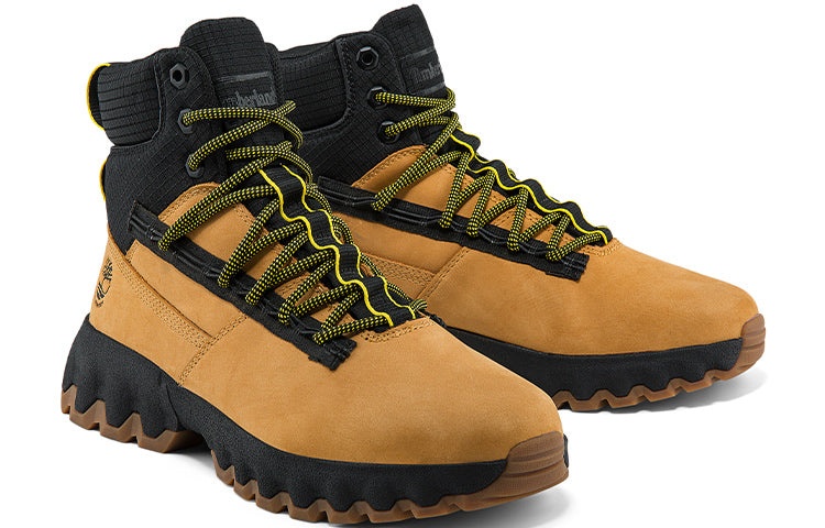 Timberland Greenstride Edge Waterproof Wide Fit Boots 'Wheat Nubuck' A2KT2W - 4