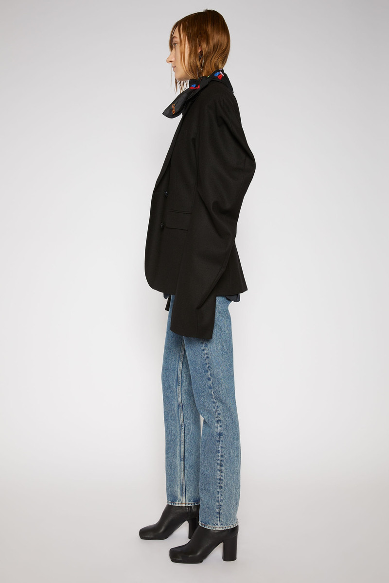 Leather ankle boots black 4