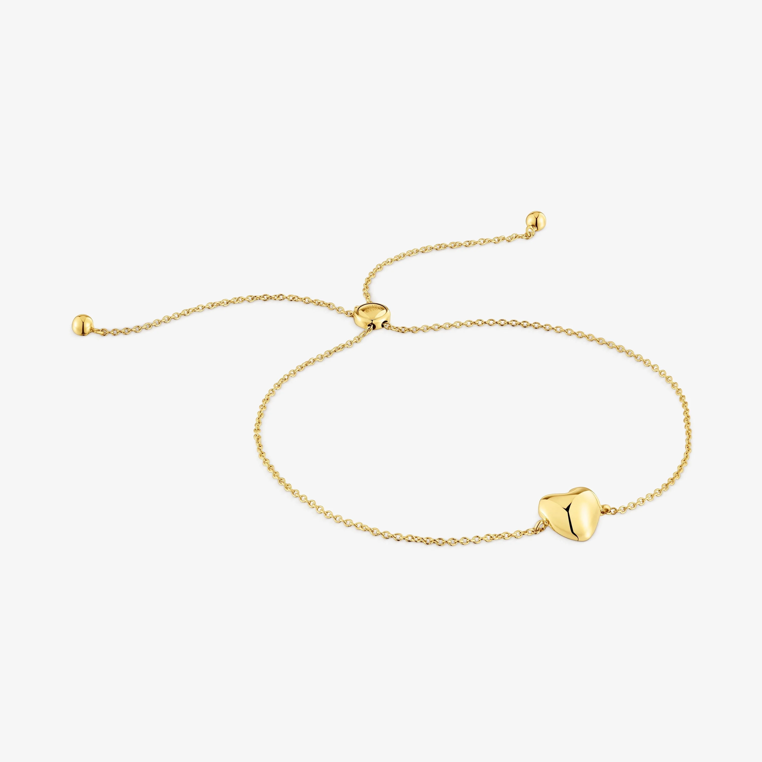18K solid gold heart Chain bracelet My Other Half - 1