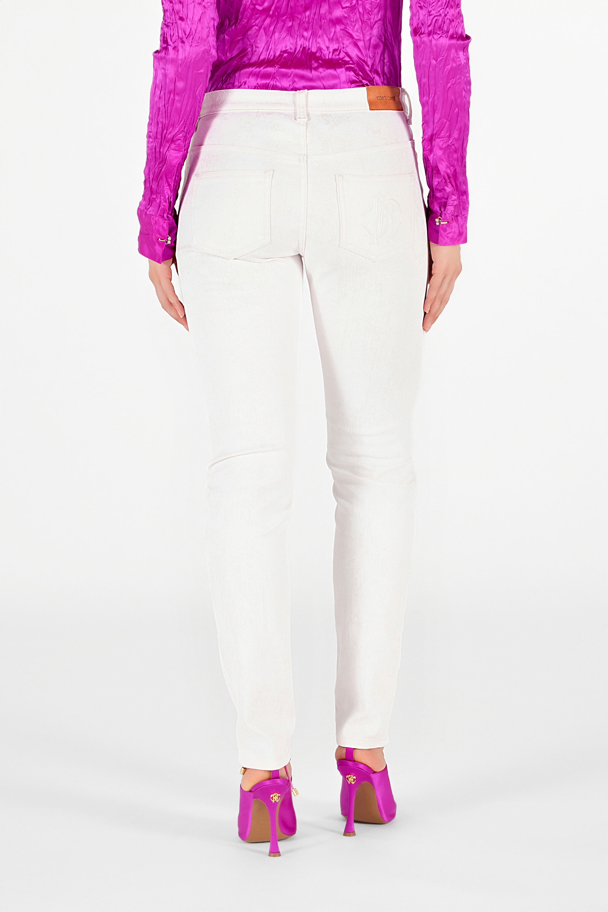 Slim Fit Denim Trousers - 4