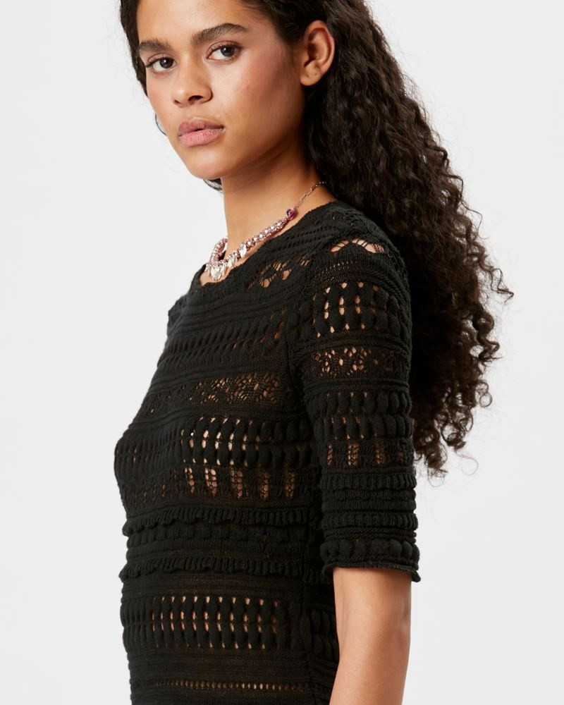 FAUVE CROCHET DRESS 3
