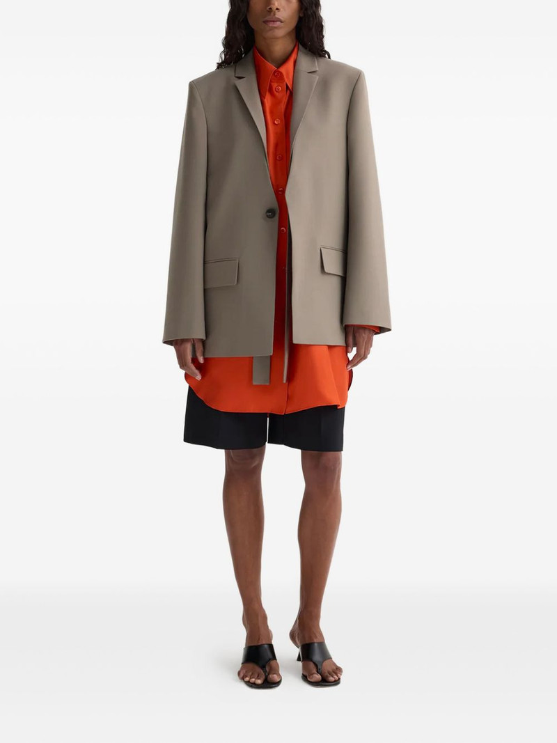 RÓHE Deconstructed belted blazer outlook