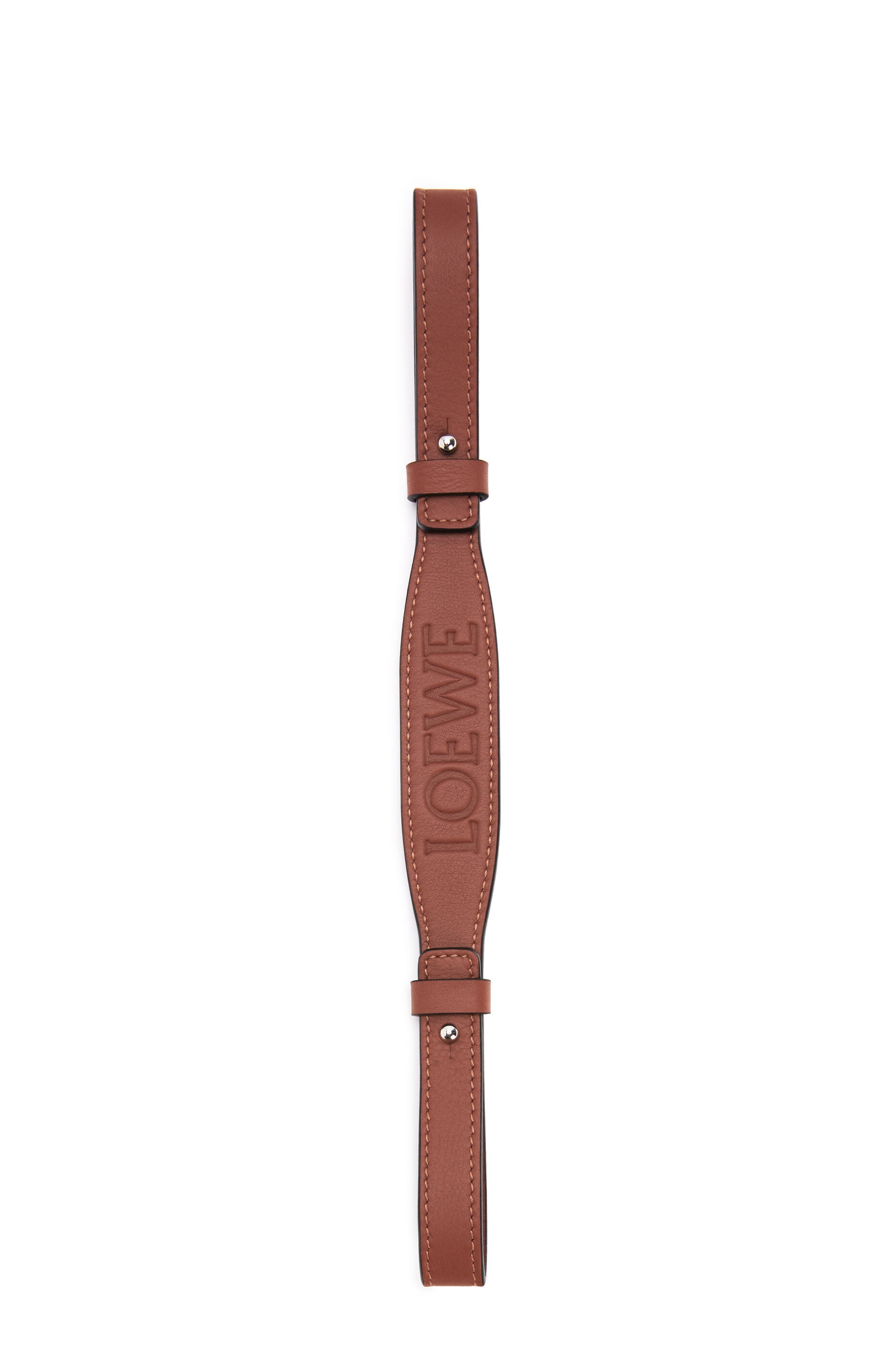 Branded short strap in classic calfskin - 2