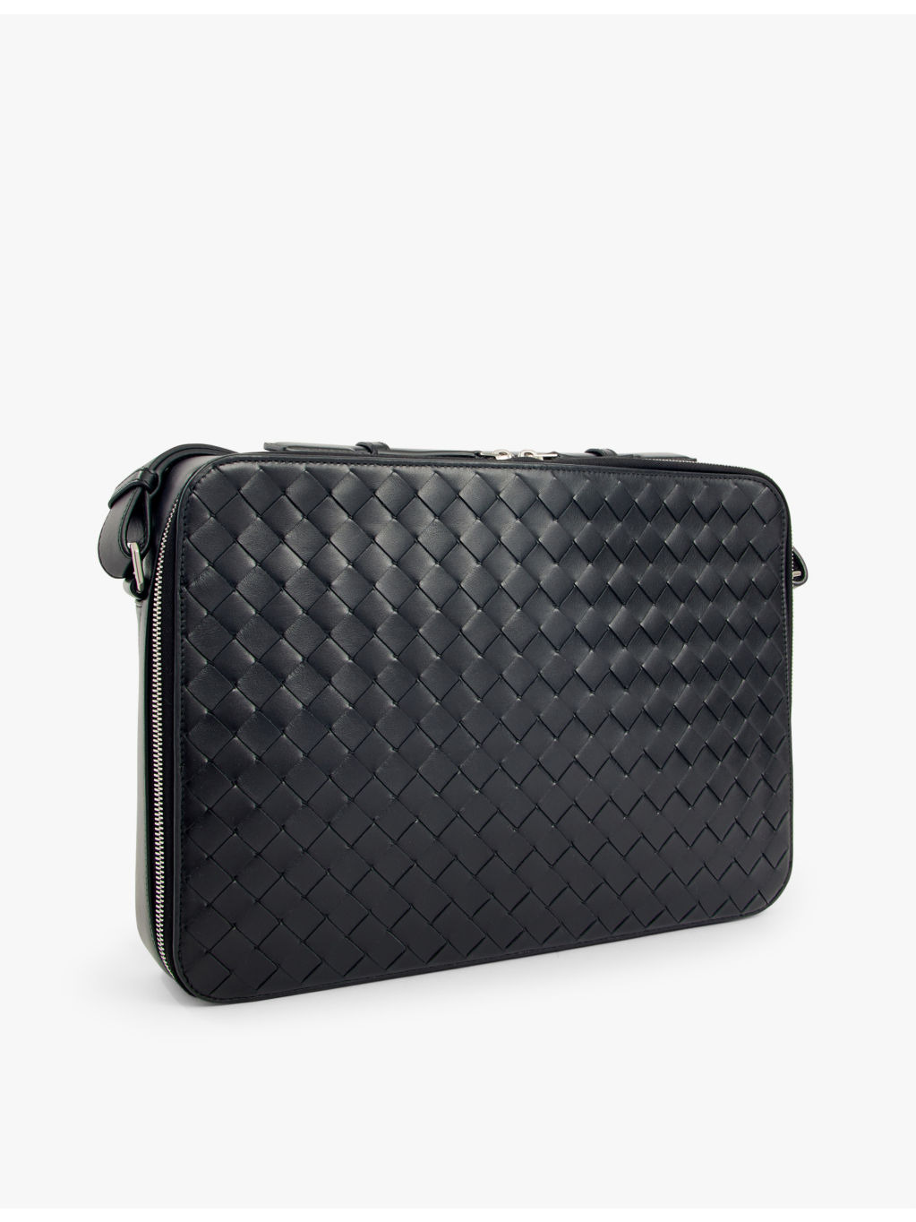 Intrecciato leather briefcase - 4