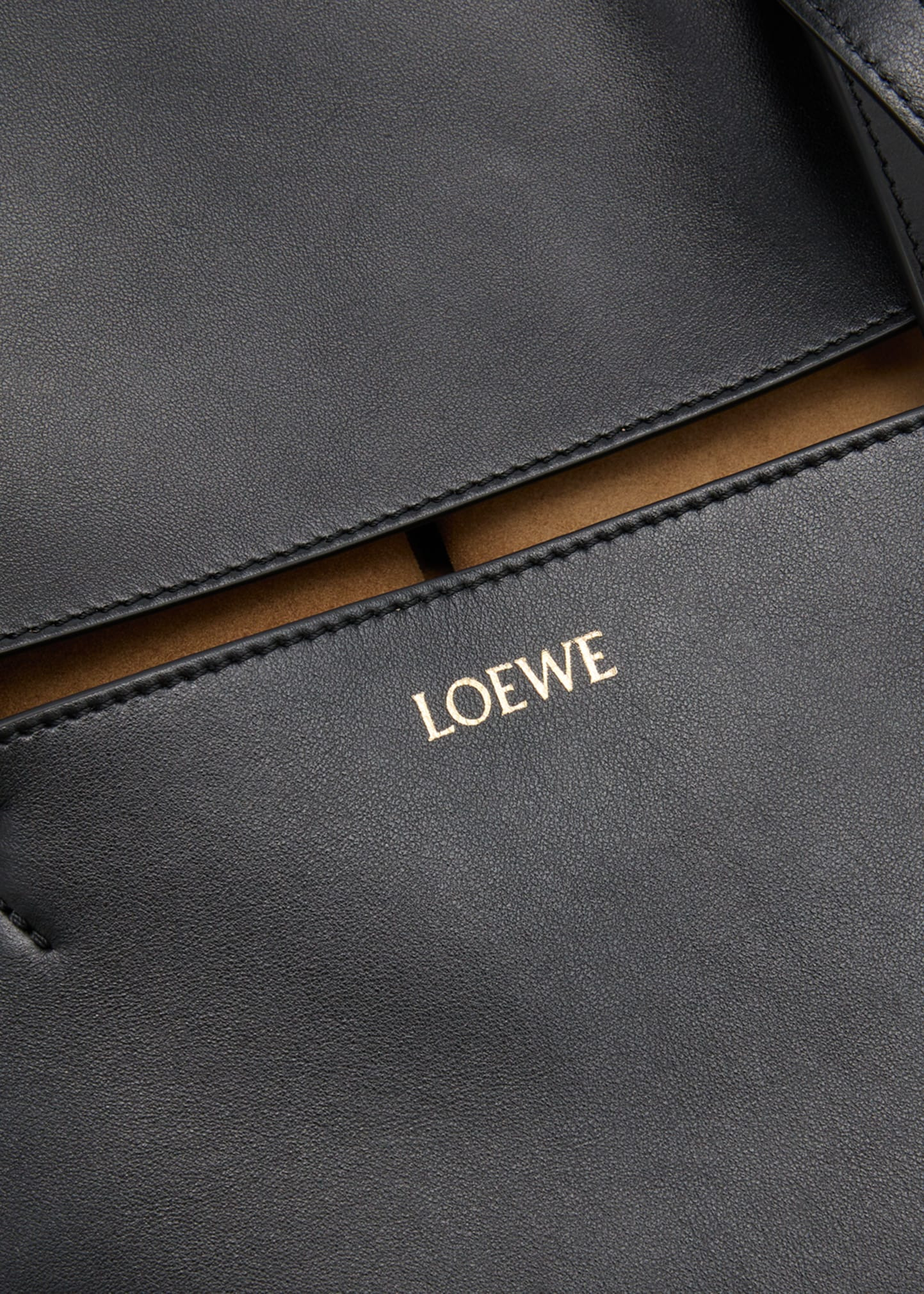 Puzzle Leather Tote Bag - 5