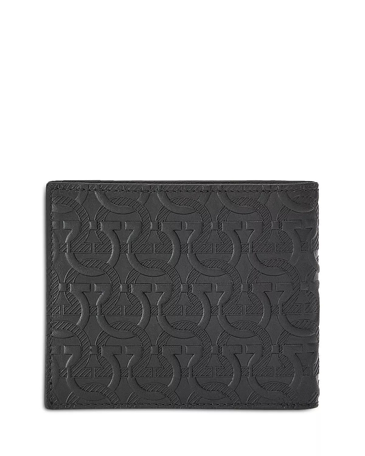 Travel Embossed Leather Bifold Wallet - 3