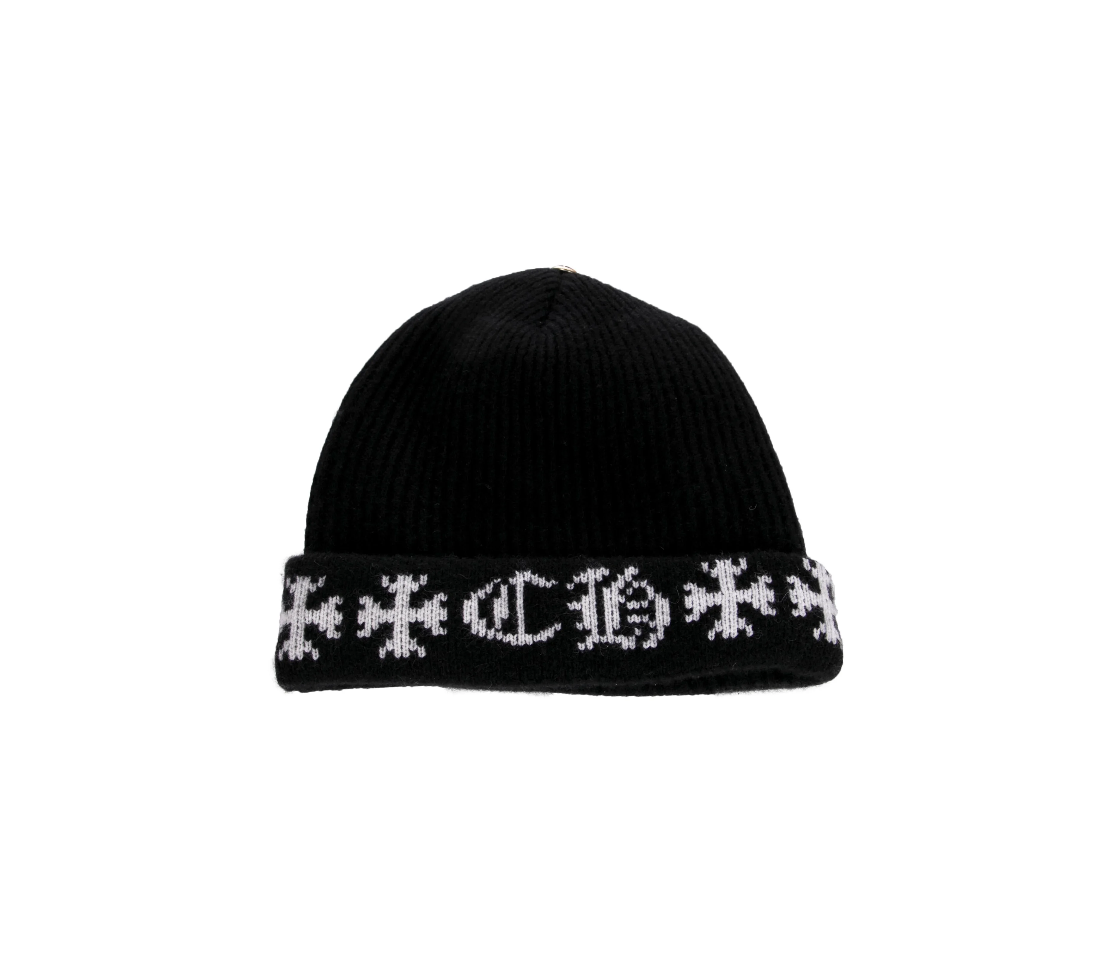 Chrome Hearts 'Big Daddy' NYC Cashmere Beanie (Black) - 1