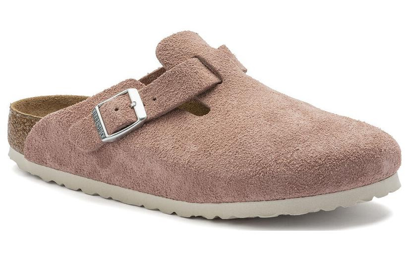 Birkenstock Boston Soft Footbed Suede Leather Sandals 'Pink Clay' 1023279 - 2