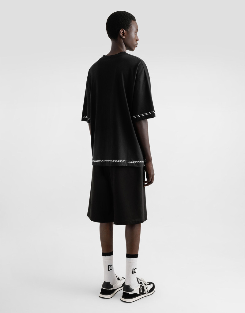 Cotton jogging shorts 3
