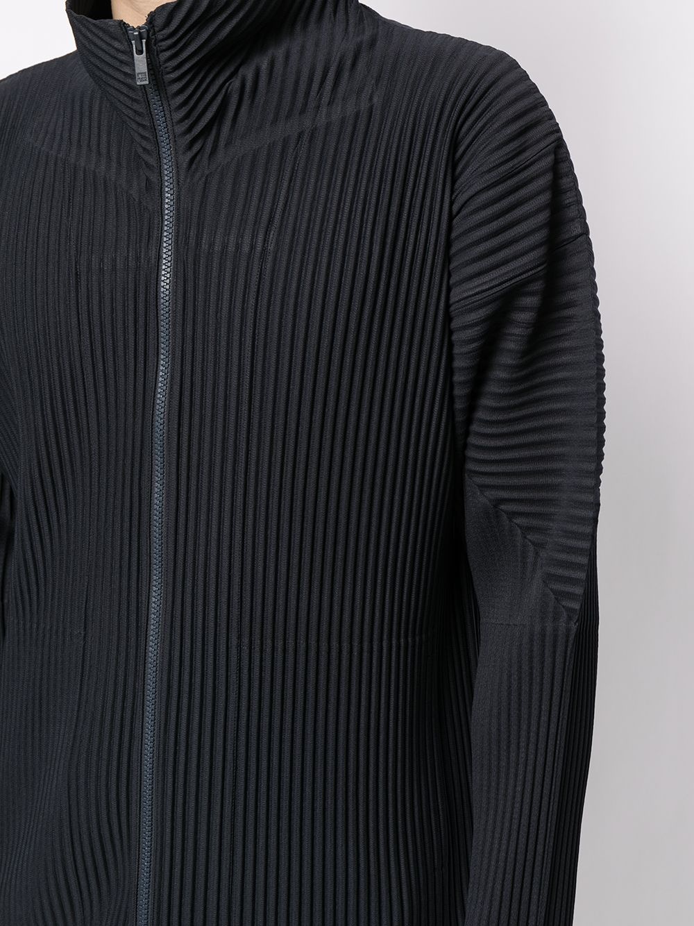 pleated zipped jacket - 5