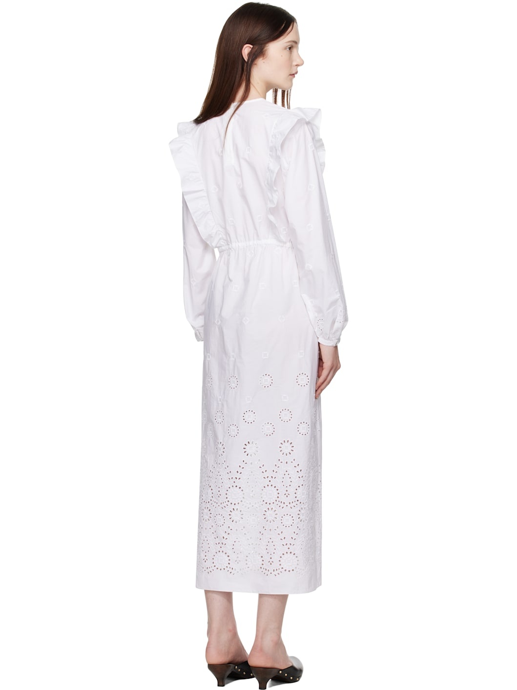 White Ginger Midi Dress - 3