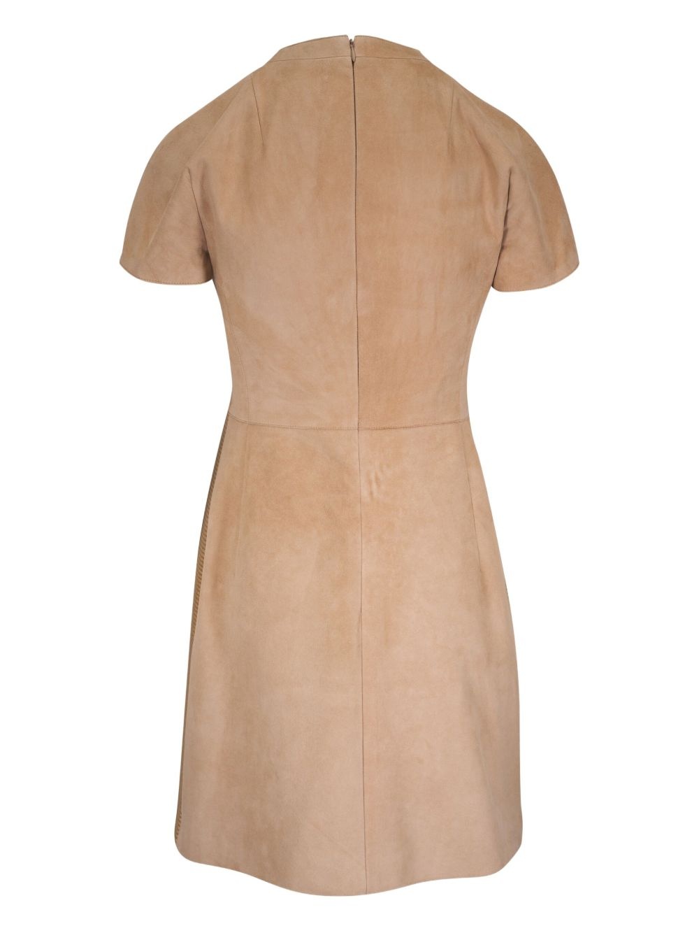asymmetric-panel minidress - 2