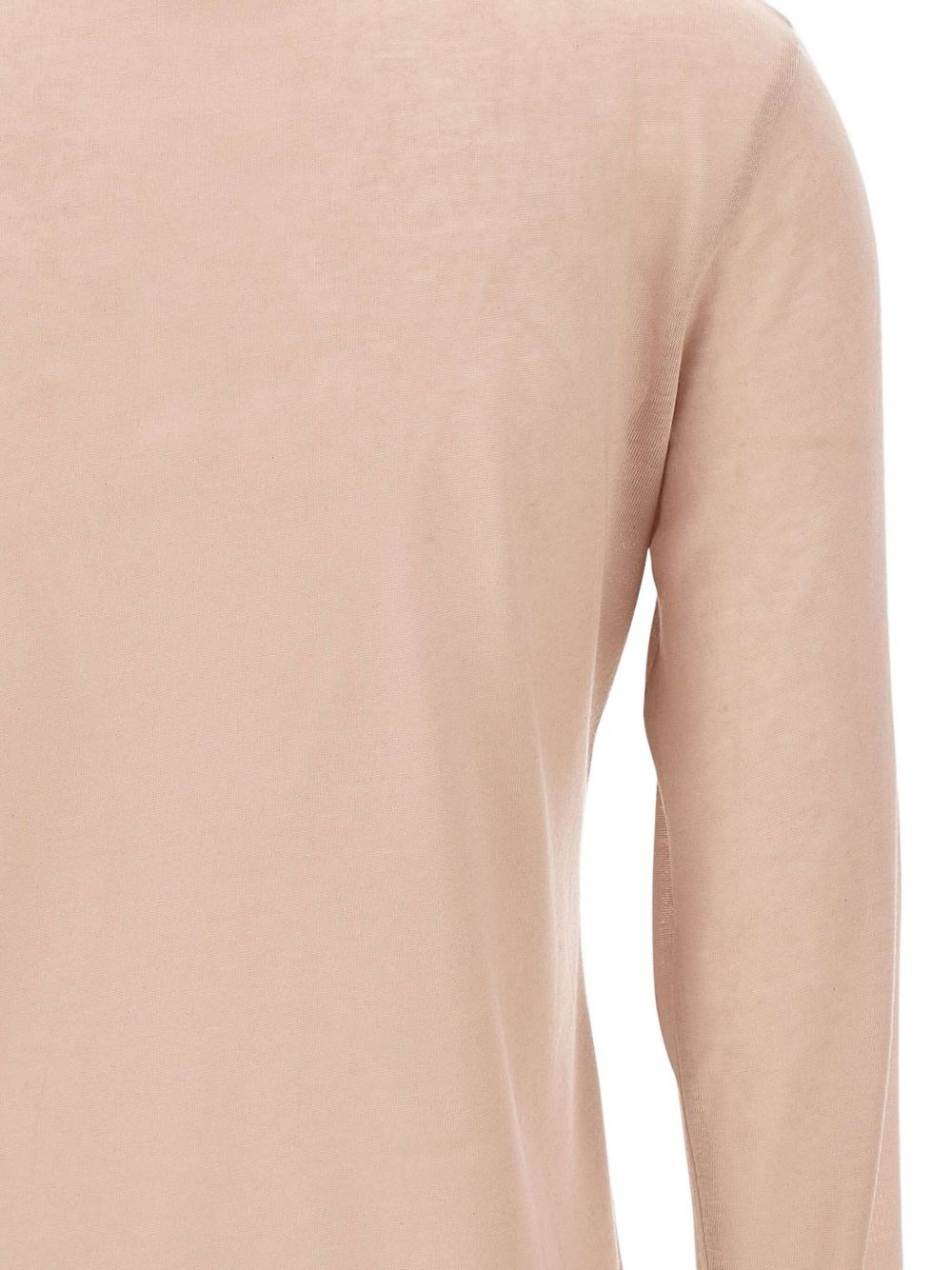 mock-neck long-sleeve top - 5