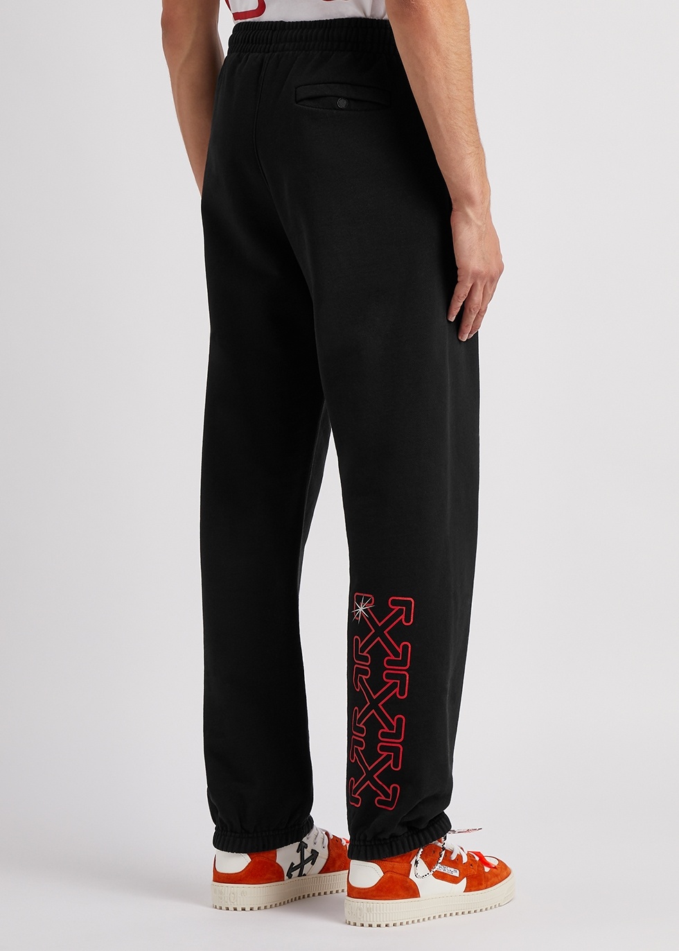 Starred Arrows printed cotton sweatpants - 3