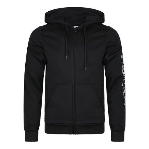 adidas originals Sports Stylish hooded Knit Jacket Black DU0364 - 1