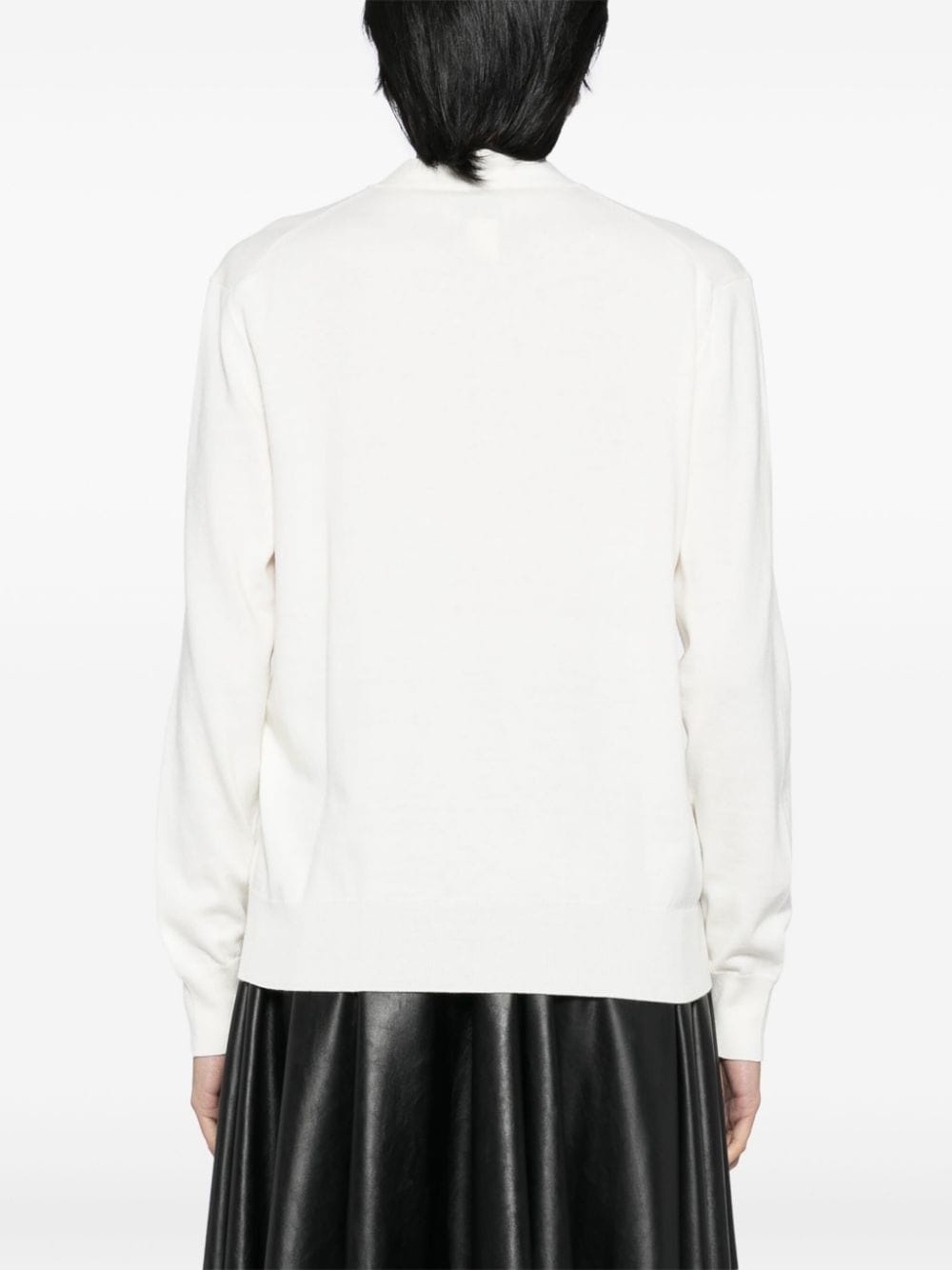 logo cardigan - 4