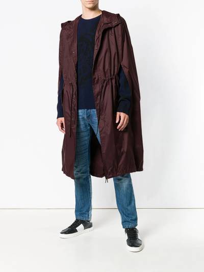 Valentino hooded cape outlook