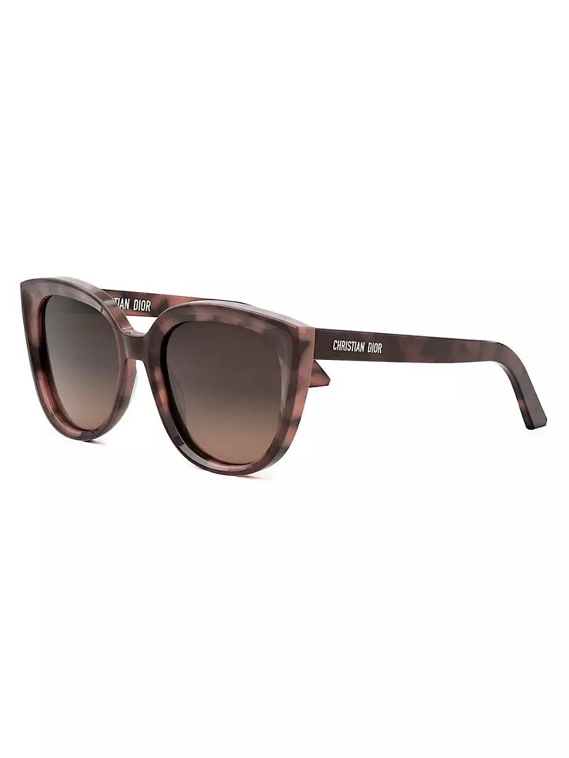 DiorMidnight R1I 54MM Butterfly Sunglasses - 2