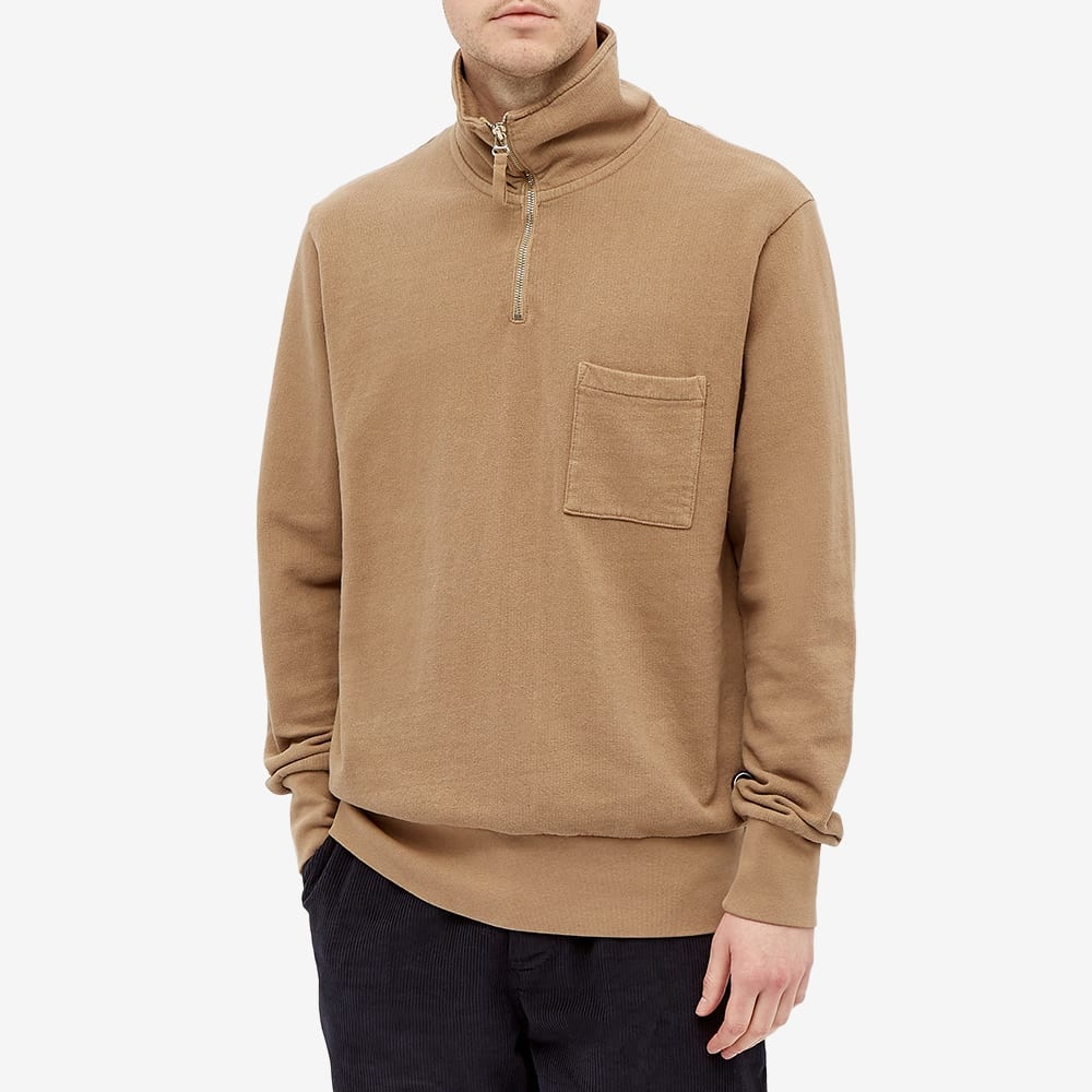 Universal Works Quarter Zip Sweat - 4