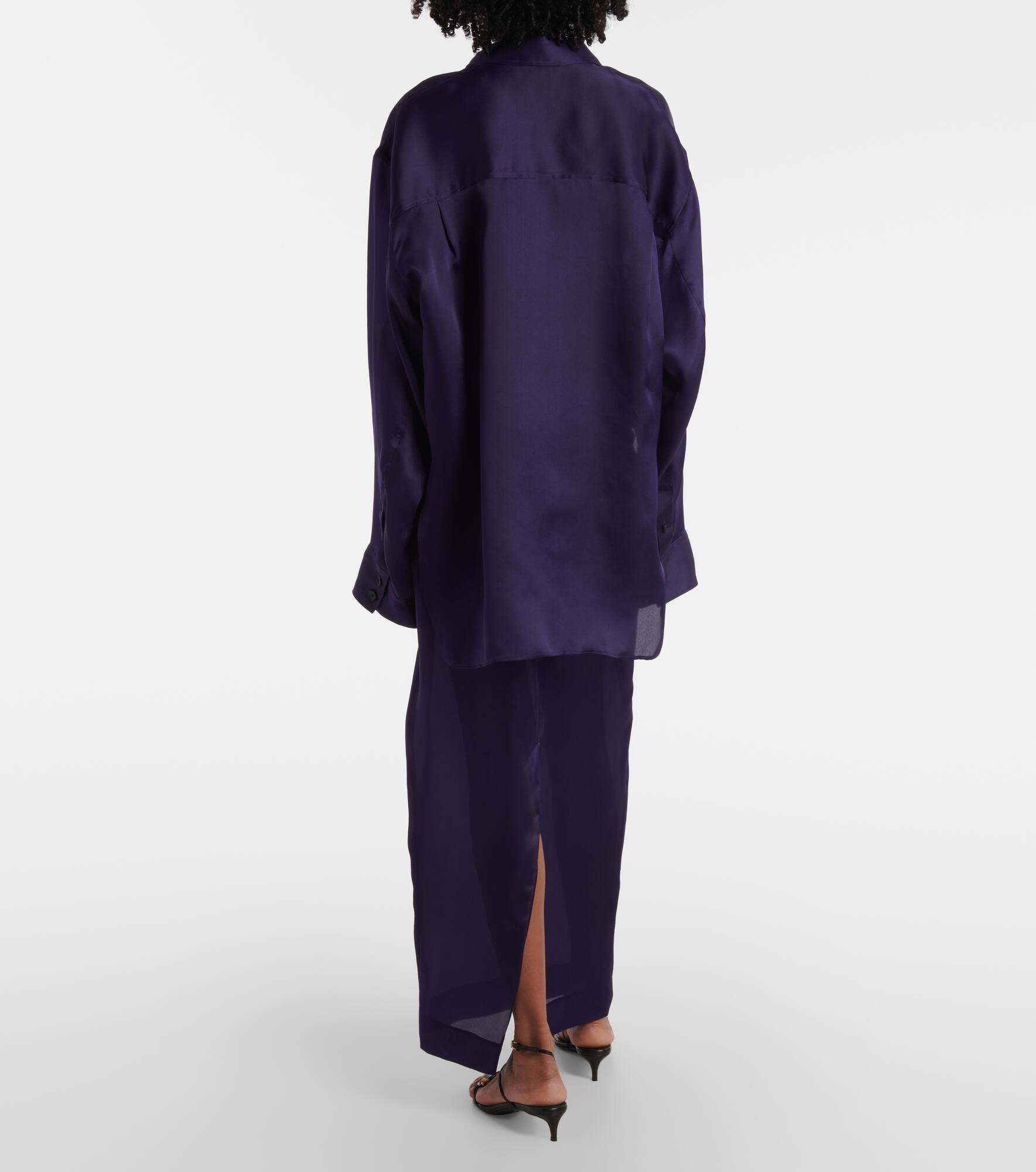 Herschel silk organza shirt - 3