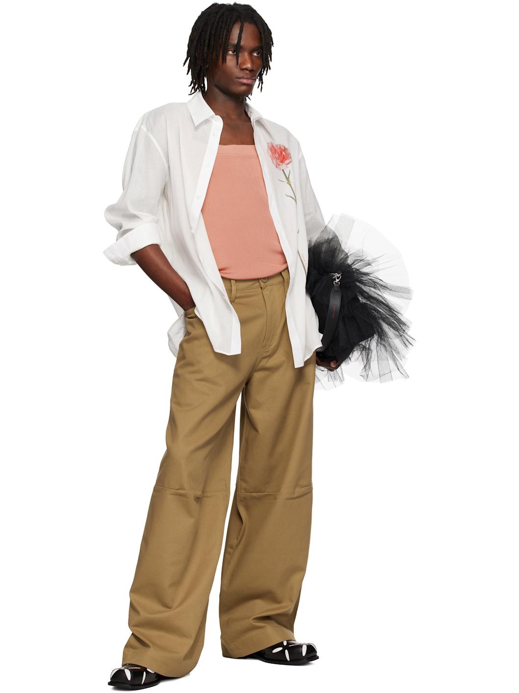 White Carnation Easy Shirt - 5